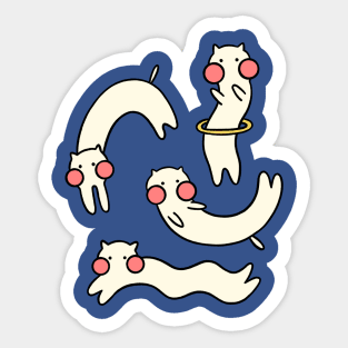 Jiggly Cat Sticker